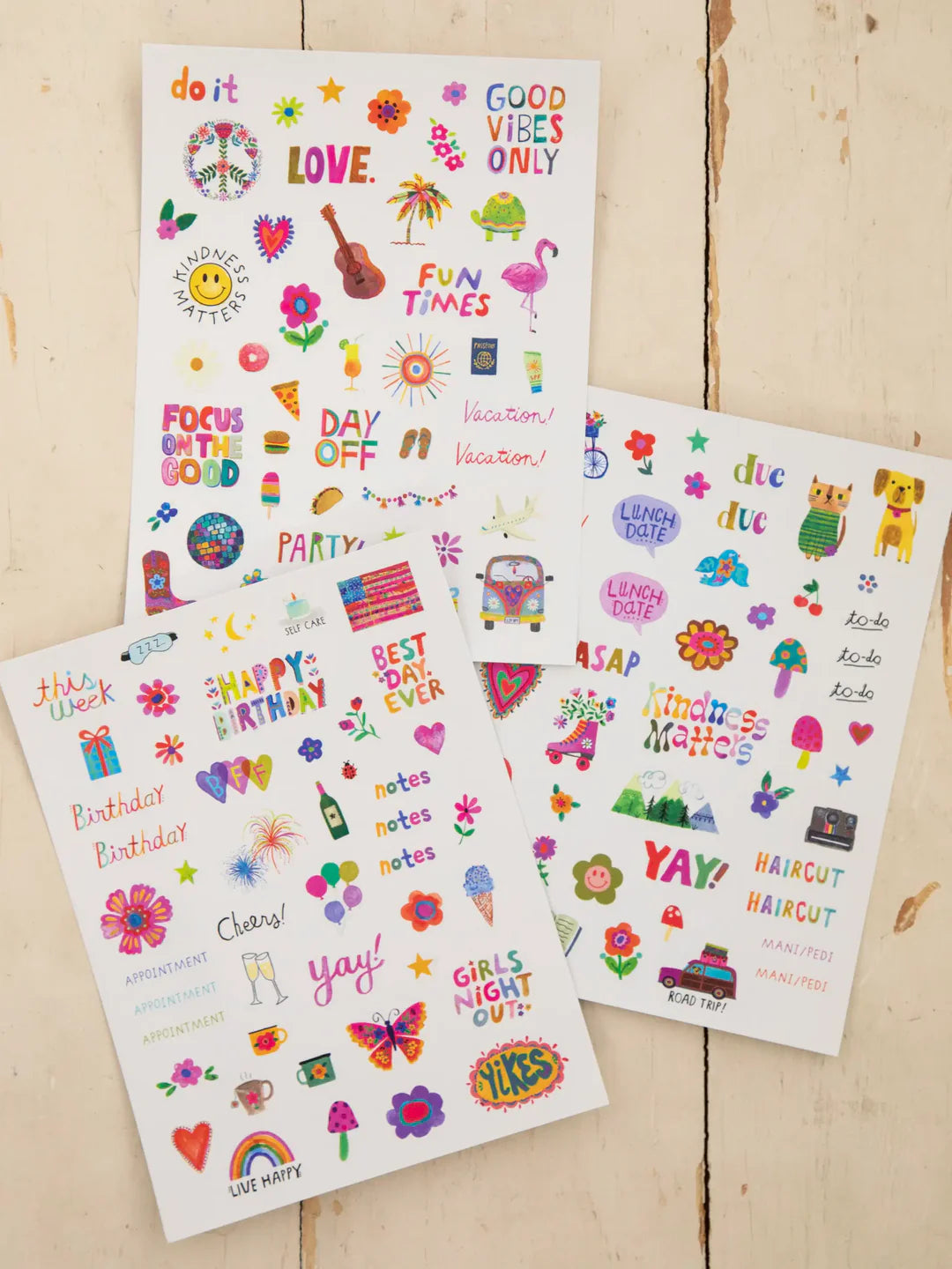 Natural Life Planner Sticker Set - Multi - Lace and Grace Boutique