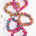 Natural Life Mixed Print Scrunchies -  Pink - Lace and Grace Boutique