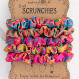 Natural Life Mixed Print Scrunchies - Pink - Lace and Grace Boutique