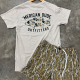 Made from 100% cotton and durability, this tee is perfect for your next fishing trip with the boys. Kick back and relax in this new comfortable graphic!