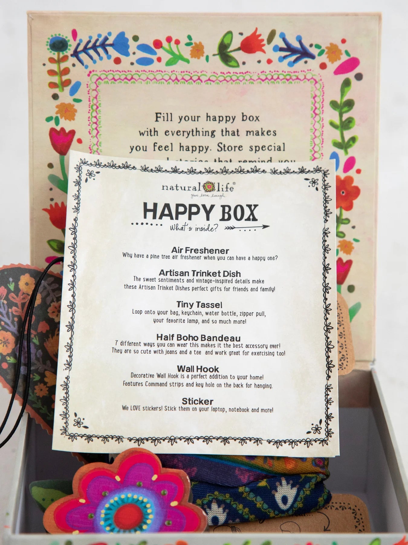 Natural Life Happy Box Gift Set - You Make The World A Better Place - Lace and Grace Boutique