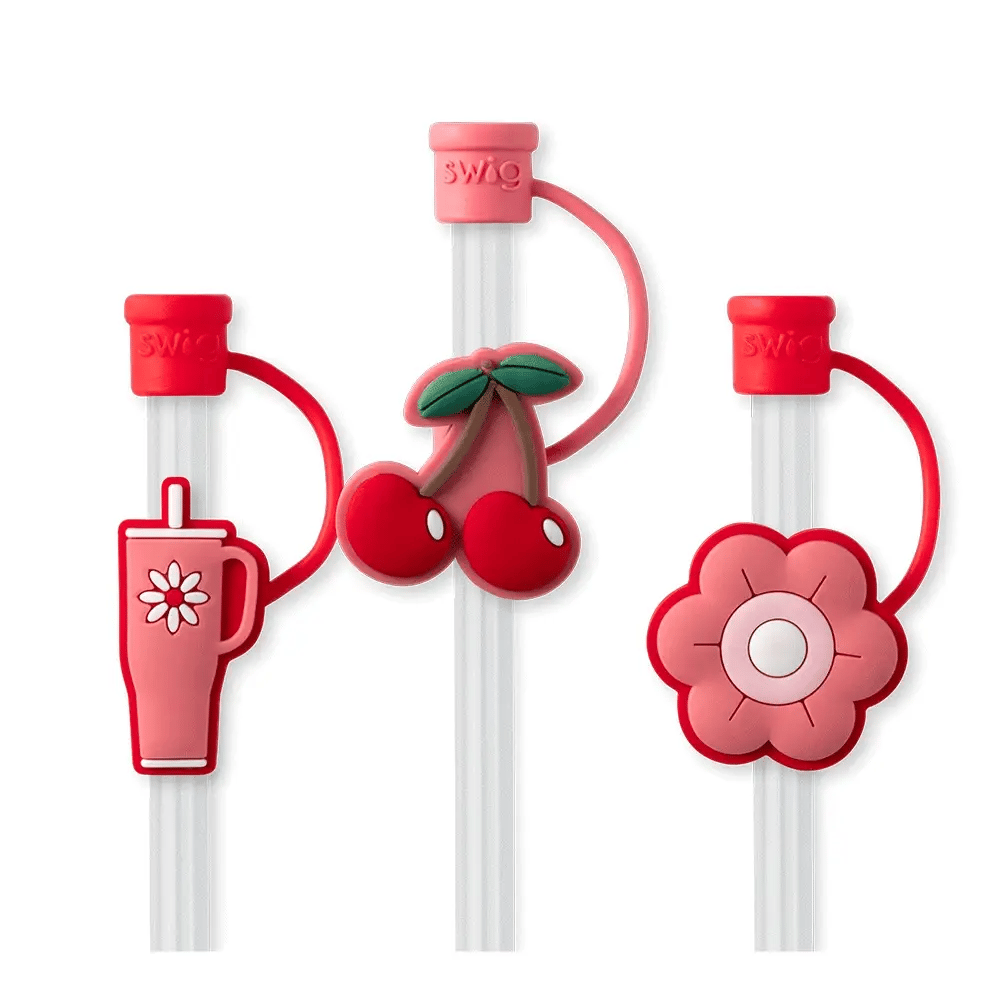 Swig Cherry Pie Straw Topper Set - Lace and Grace Boutique