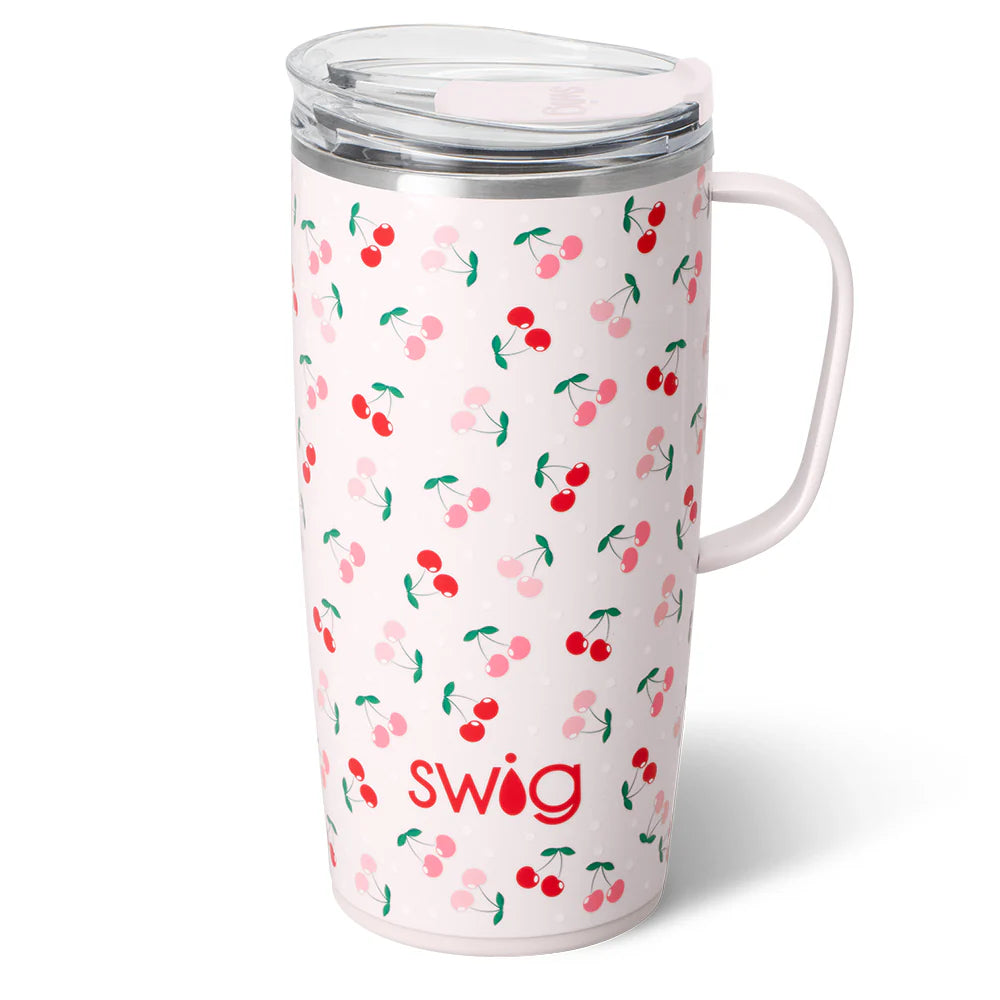 Swig Cherry Pie Party Travel Mug - 22 oz. - Lace and Grace Boutique