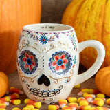 Natural Life Folk Skull Mug - Lace and Grace Boutique