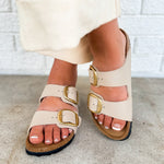 Birkenstock Arizona Big Buckle Birko-Flor Sandal - Sandcastle - Lace and Grace Boutique
