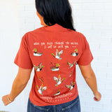 Simply Southern Mallard Graphic Tee - Rust - Lace and Grace Boutique