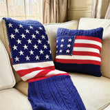 Simply Southern America Knit Throw Blanket