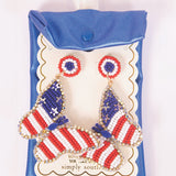 Simply Southern Freedom USA Earrings
