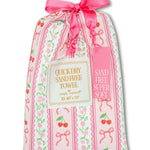 Simply Southern Quick Dry Sand Free Towel - Berry Bow - Lace and Grace Boutique