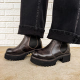 BedStu Valda Hi Chelsea Boot - Black Rustic