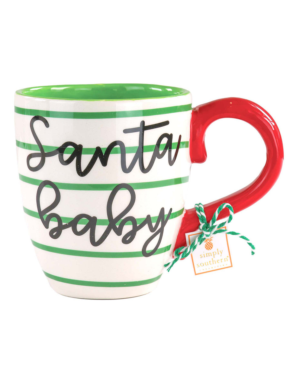 Simply Southern Cermic Mug - Santa Baby - Lace and Grace Boutique