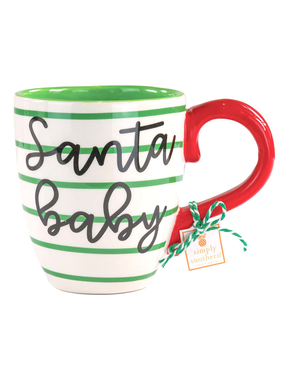 Simply Southern Cermic Mug - Santa Baby - Lace and Grace Boutique