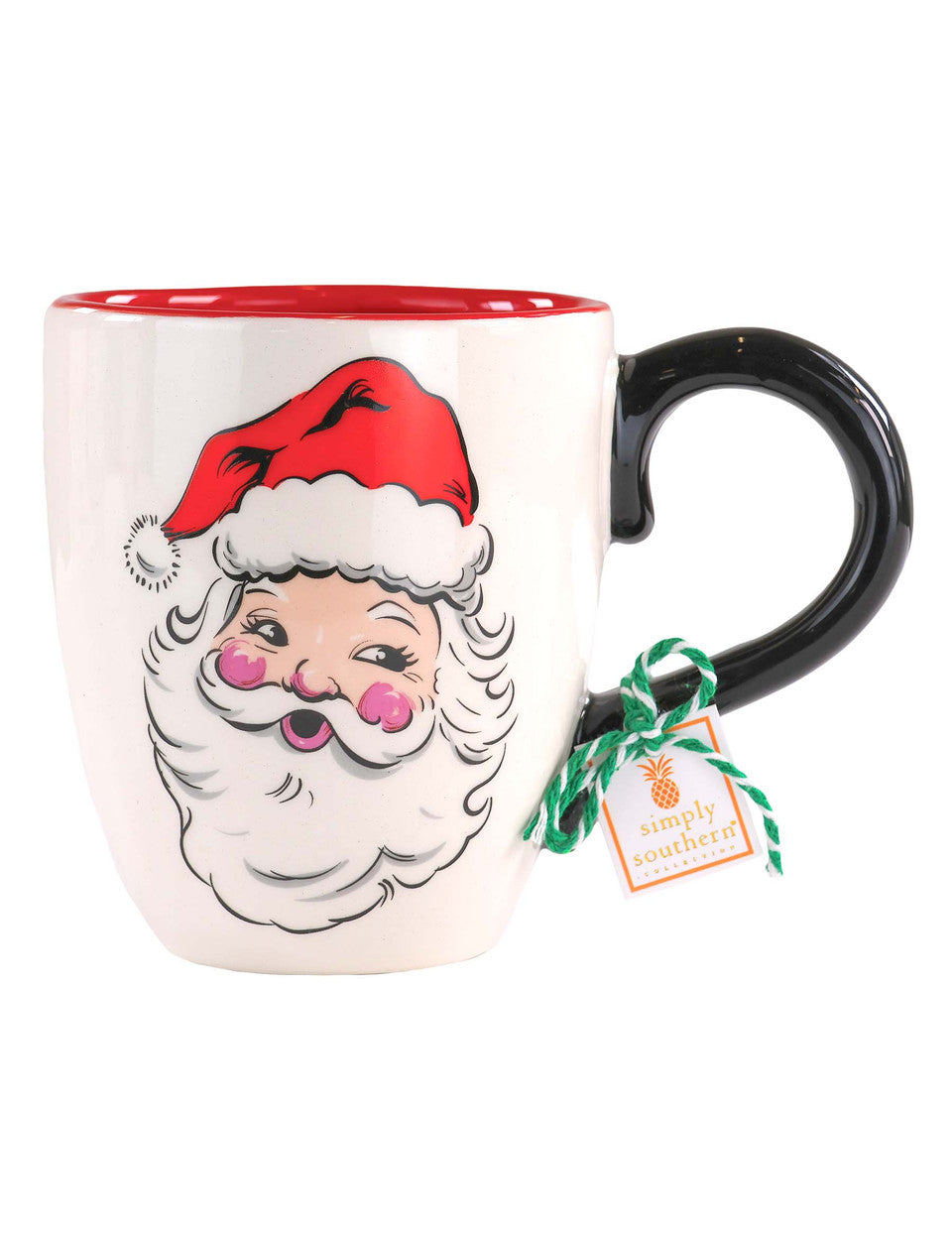 Simply Southern Ceramic Mug - Santa - Lace and Grace Boutique