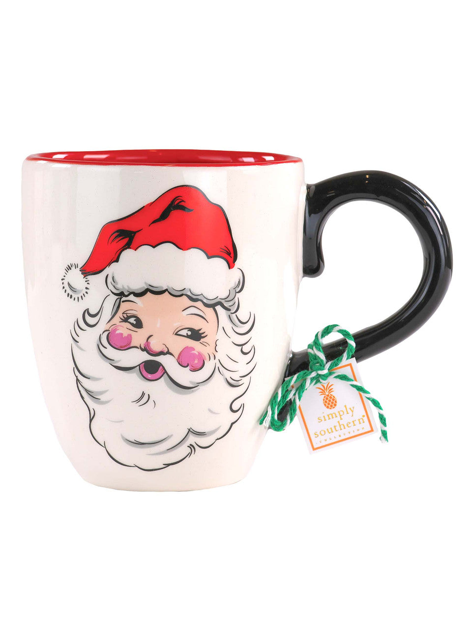 Simply Southern Ceramic Mug - Santa - Lace and Grace Boutique