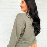 Natural Life Picnic Club Comfy Pocket Sweatshirt - Slate Grey