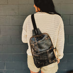 BedStu Boss Sling Bag - Black Lux - Lace and Grace Boutique