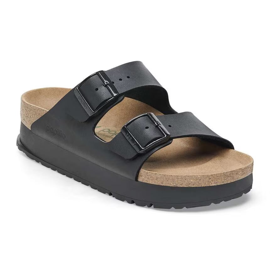 Birkenstock Arizona Pap Chunky Sandal - Black - Lace and Grace Boutique