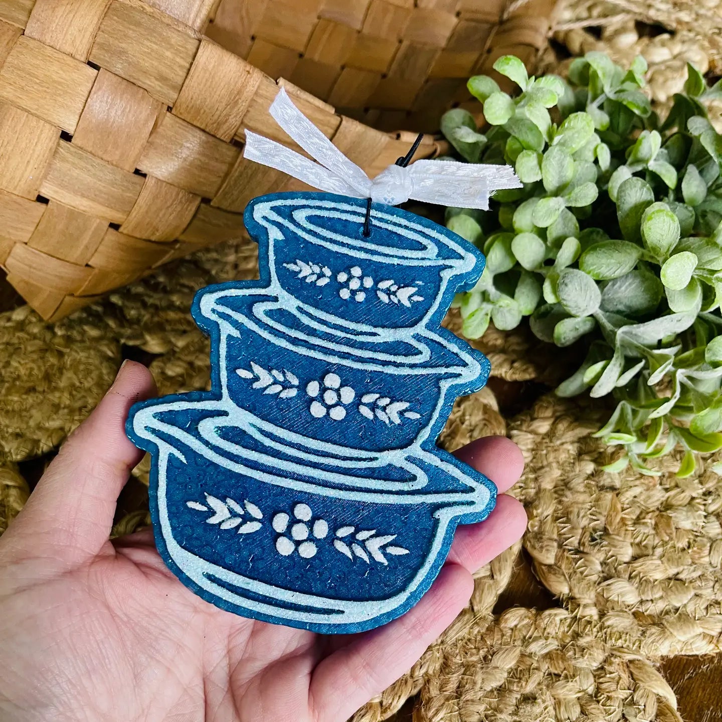 Vintage Stacked Bowls Car Freshie - Lace and Grace Boutique