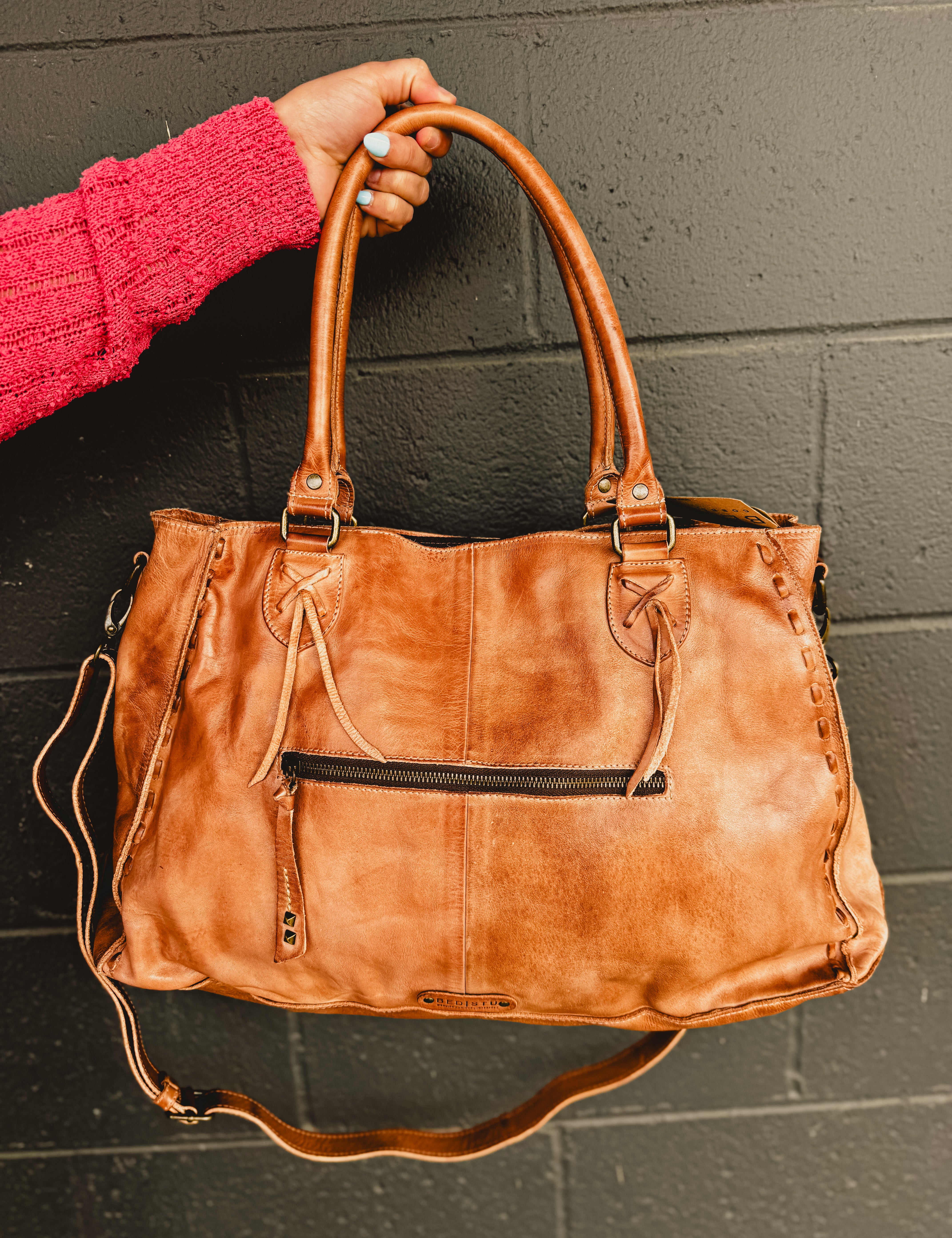 BedStu Rockaway Crossbody Bag - Tan Rustic - Lace and Grace Boutique