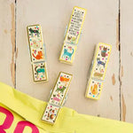 Natural Life Happy Clips, Set of 4 - Cat - Lace and Grace Boutique
