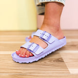Birkenstock Stealth Buckle EVA Sandal - Purple Fog - Lace and Grace Boutique