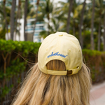 Dilly Dally Dad Cap - Butter Yellow - Lace and Grace Boutique