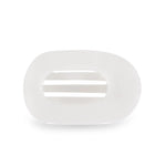 Teleties Coconut White Small Flat Round Clip - Lace and Grace Boutique