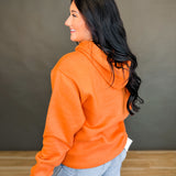 Bengals Puff Letter Fleece Hoodie - Orange