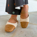 Poker Face Slingback Flat by Corkys - Raffia