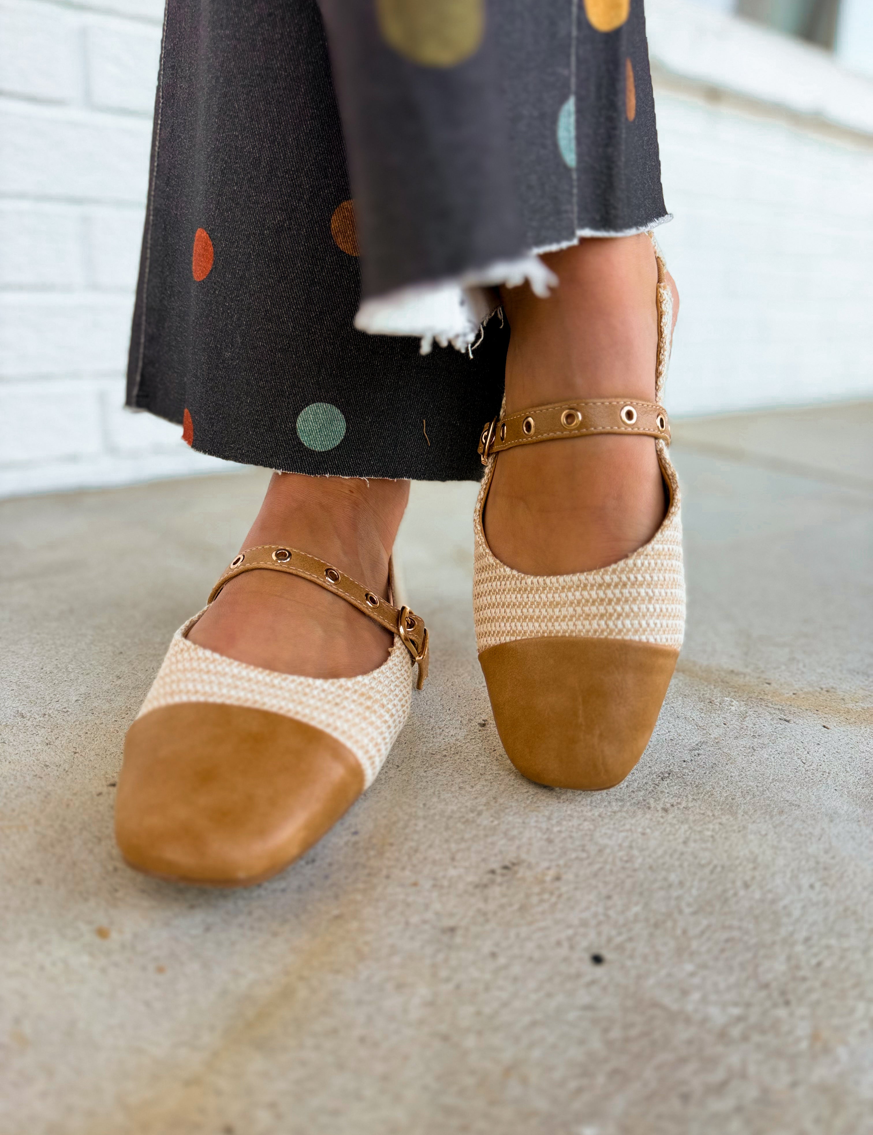 Poker Face Slingback Flat by Corkys - Raffia - Lace and Grace Boutique