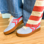 The Nova Sneaker - Blue - Lace and Grace Boutique