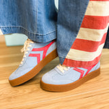 The Nova Sneaker - Blue - Lace and Grace Boutique