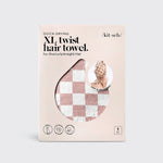 Kitsch Extra Large Quick-Dry Hair Towel Wrap - Terracotta - Lace and Grace Boutique