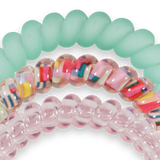 Teleties Spiral Hair Coils | Small - Spring Splash