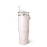Swig Saddle Stitch Cream Iced Cup Coolie - Medium