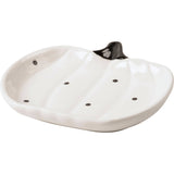 Polka Dot Pumpkins Plate Set - Black/White