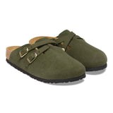 Birkenstock Blair Suede Leather Clog - Thyme - Lace and Grace Boutique