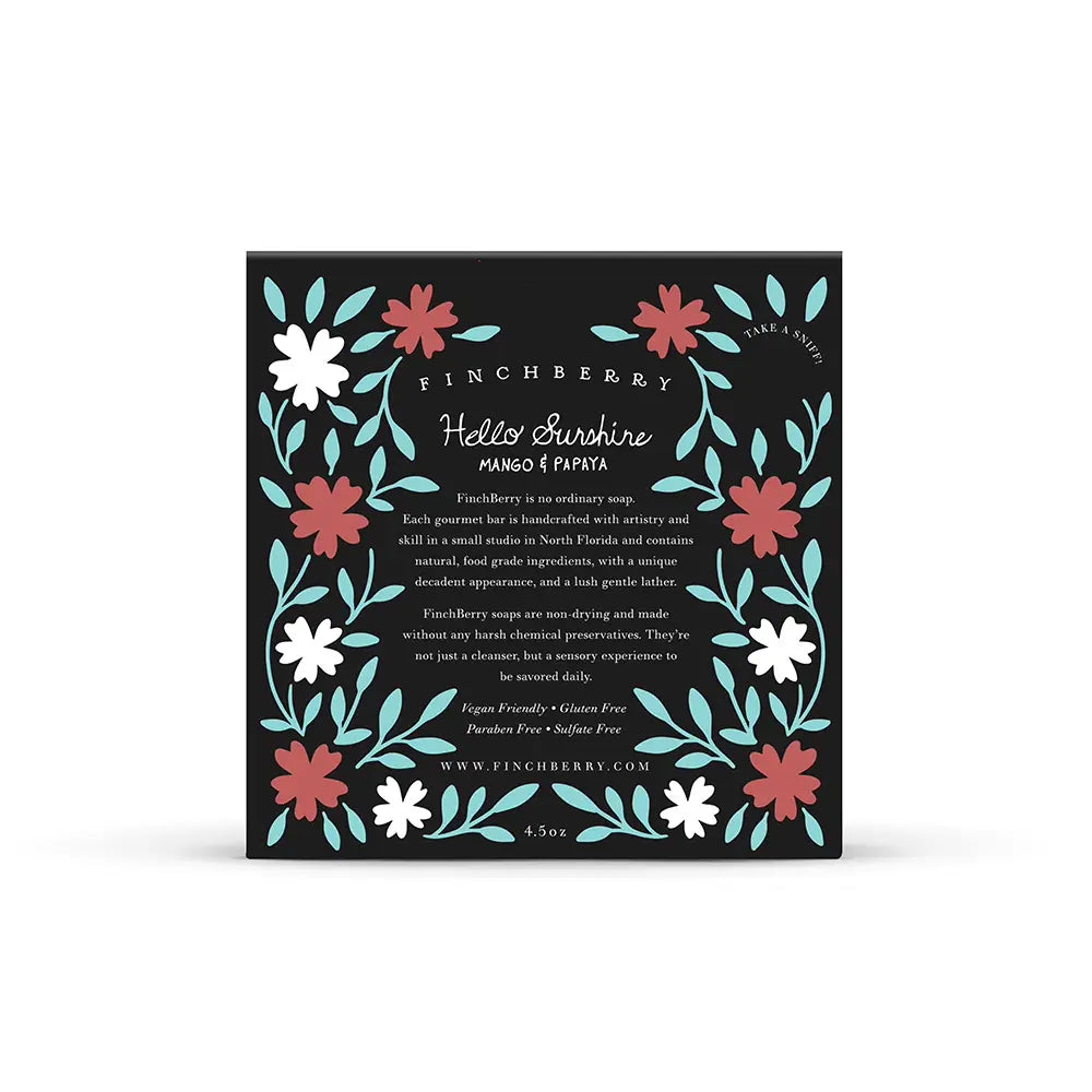 Finchberry Hello Sunshine Handmade Bar Soap - Lace and Grace Boutique
