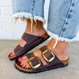 Birkenstock Arizona Big Buckle Oiled Leather Sandal - Habana
