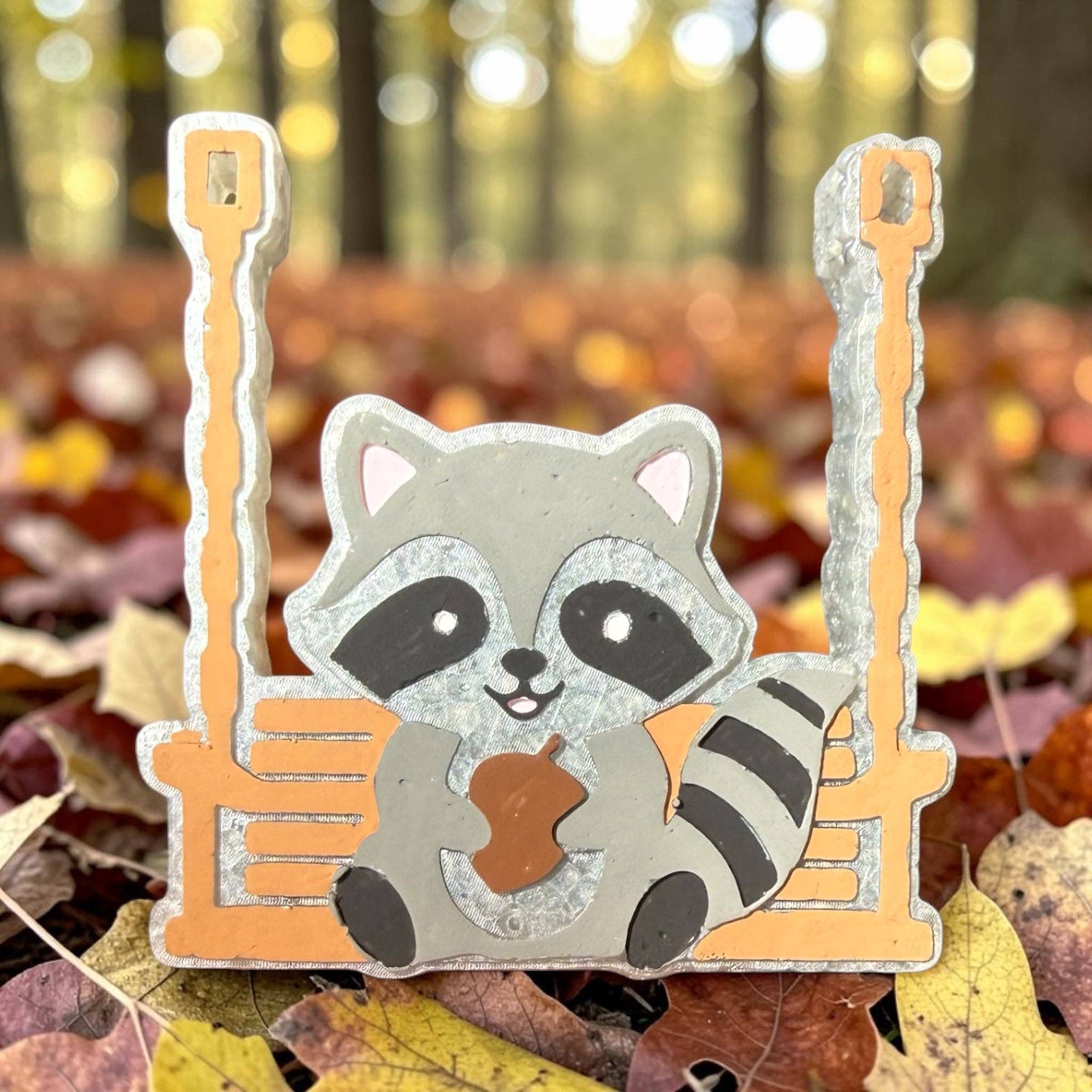 Swinging Raccoon Freshie - Lace and Grace Boutique