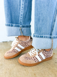 Heads Up Sneaker by Corkys - Sand Mini Leopard - Lace and Grace Boutique