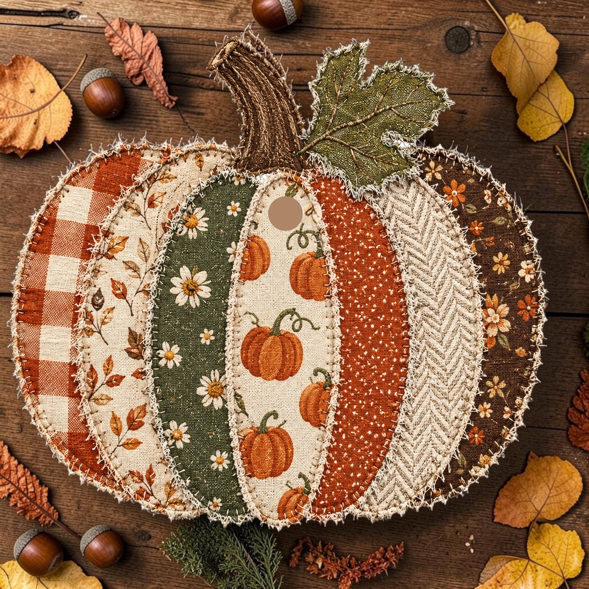 Patchwork Pumpkin Freshie - Pumpkin Buttercream - Lace and Grace Boutique