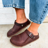 Birkenstock Lutry Premium Oiled Leather Clog - Habana