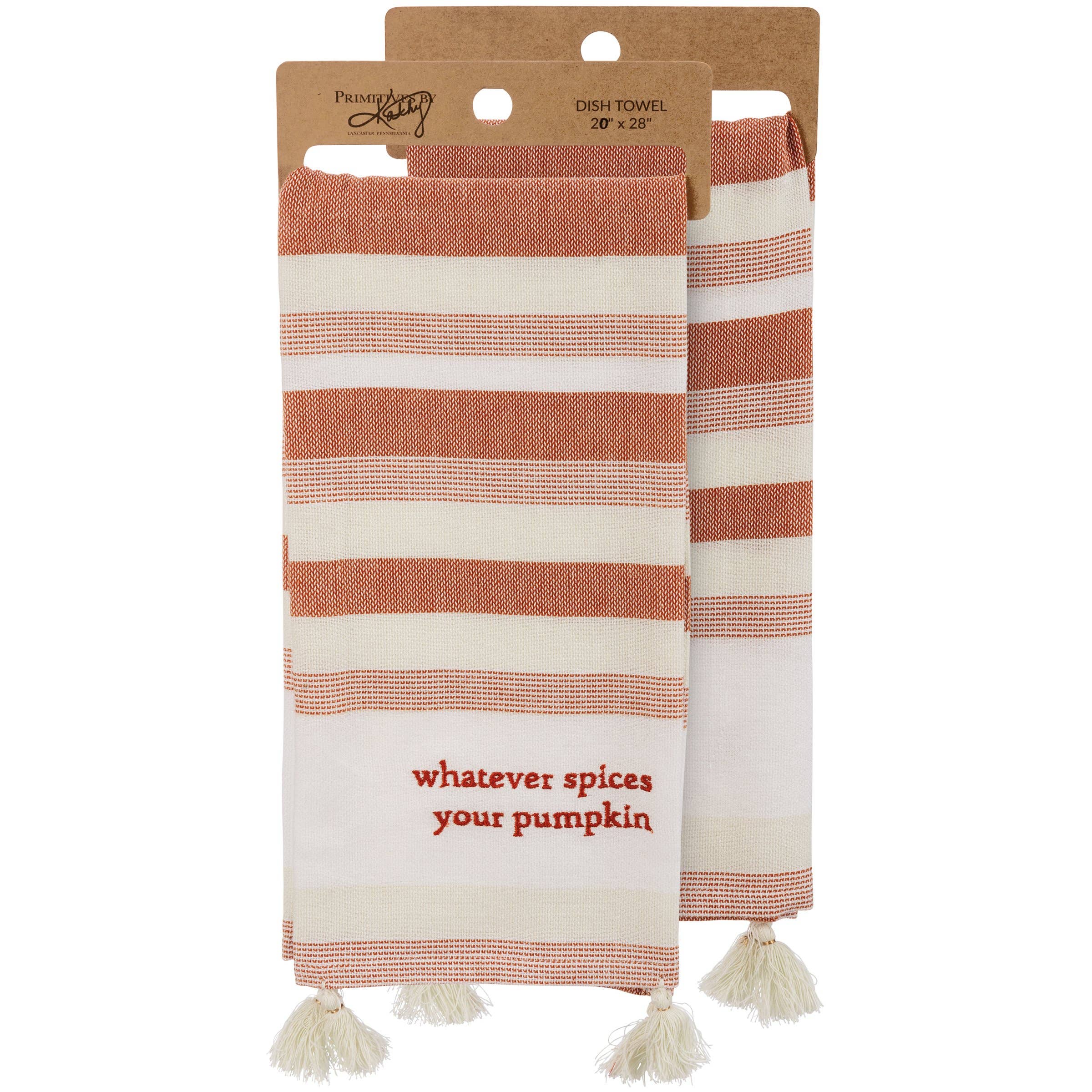 Whatever Spices Your Pumpkin Embroidered Kitchen Towel - Lace and Grace Boutique