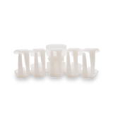 Teleties Classic Hair Clip | Large - Coconut White