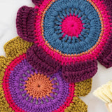 Natural Life Daisy Crochet Dishcloths, Set of 2 - Sedona