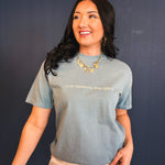 Sow Kindess, Reap Grace Seed Packet Tee - Blue Spruce - Lace and Grace Boutique