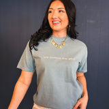 Sow Kindess, Reap Grace Seed Packet Tee - Blue Spruce - Lace and Grace Boutique