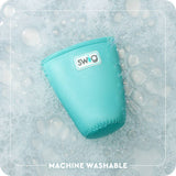 Swig Saddle Stitch Cream Iced Cup Coolie - Medium