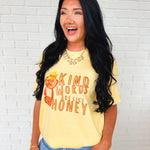 Kind Words Are Like Honey Graphic Tee - Lace and Grace Boutique